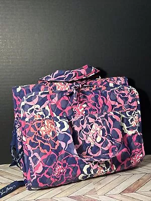 Vera Bradley Hanging Travel Cosmetic Toiletry Bag Katalina Pink Retired Pattern • $16.75