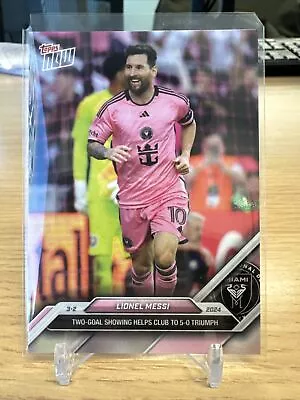 🚀2024 Topps Now #12 Lionel Messi MLS Inter-Miami CF  NOW IN HAND: BIG SALE✈️ • $8.95