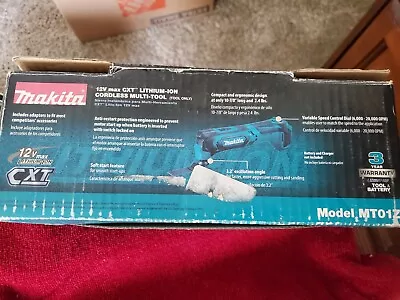 NEW  Makita MT01Z 12-Volt CXT 20000-Opm Lithium-Ion Cordless Multi-Tool ONLY • $89