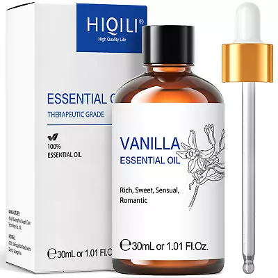 HIQILI 30ml Essential Oil 100% Pure Natural Home Fragrances Diffuser W/ Dropper • £6.99