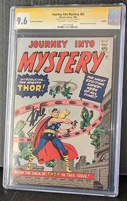 Journey Into Mystery #83 CGC 9.6 SS Signed Stan Lee Golden Record REPRINT 1966 • $4995