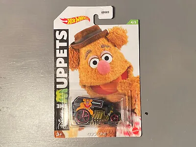 Hot Wheels Disney The Muppets Cool-One 4/5 Fozzie Bear Black • $7.25