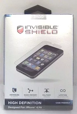 Invisible Shield High Definition Screen Protector For Apple IPhone 4/4s • $6.99