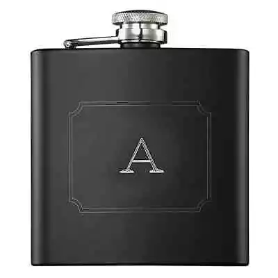 Visol Raven Personalized Flask With Initial Engraved Black/no Initial Casual • $19.29