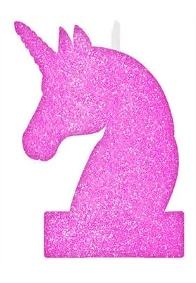 Unicorn Magical Candle Pink Glittered Girl  • $3.78