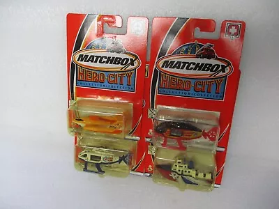 Matchbox China Superfast 2003 Hero City Lot Of 4 Air & Sea Vehicles Carded • $2