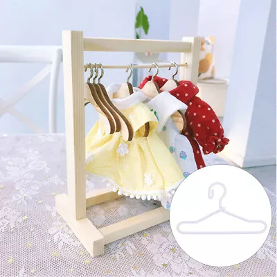 Metal Hangers For Baby Doll Clothes And Wardrobe Accessories-RM • £10.58