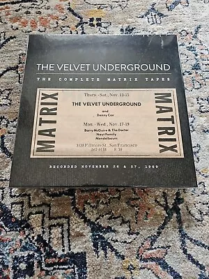 THE VELVET UNDERGROUND The Complete Matrix Tapes - 8 X Vinyl LP Box Set 2019 • £300