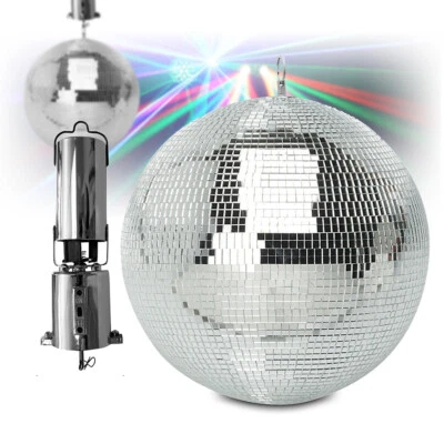 £67.99 • Buy Battery Powered Mirror Ball 30cm Rotating Motor Glitter Wedding Disco DJ G007NWS