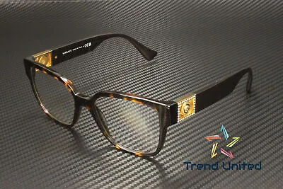 VERSACE VE3329B 108 Havana Demo Lens 52 Mm Women's Eyeglasses • $254.72