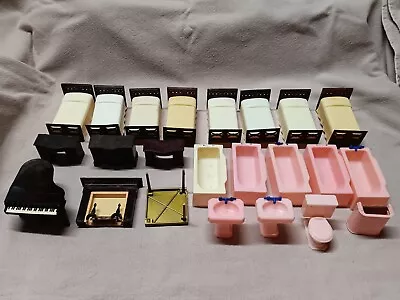 LOOK - TOO MANY FOR 1 PICTURE - Repair & Parts 70+Vintage Dollhouse Furniture   • $2