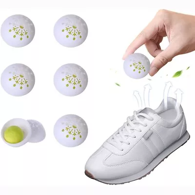 £3.12 • Buy 6Pcs Deodorant Balls Air Freshener Shoe Odor Balls Refrigerator Drawer Sneaker✨