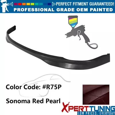 Fits 92-95 Honda Civic Sedan Type-R Painted #R75P Front Bumper Lip Spoiler PU • $226.87