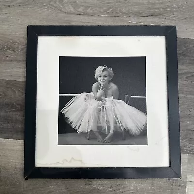 #19-Black And White Marilyn Monroe Framed Print • $10.50