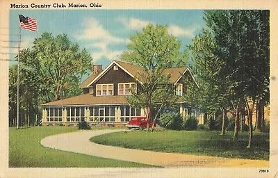 Marion Ohio Postcard Marion Country Club PM 1949  OH4 • $4.99