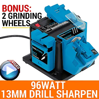 96w Electric Multi Tool Sharpener Drill Bit 13mm Knife Scissor 2xgrinding Wheels • $59.99