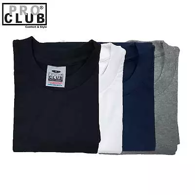 Pro Club Men's Heavyweight Cotton Short Sleeve Crew Neck T-Shirt • $8.50