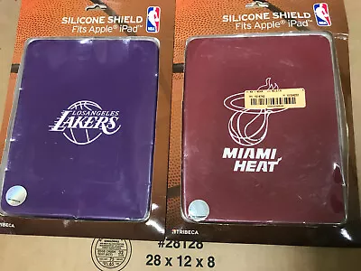 $7.49 • Buy NBA Miami Heat Or LA Lakers IPad Silicone Shield Case Cover Tribeca Basketball