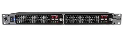 Rockville REQ215 Dual 15 Band 1/3 Octave Graphic Equalizer With Sub-Output! • $79.95