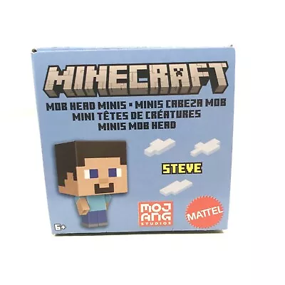Minecraft Mob Head Minis Steve Figure NEW • $8