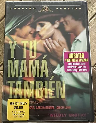 Y TU MAMA TAMBIEN (DVD) Unrated Sealed • $4.50