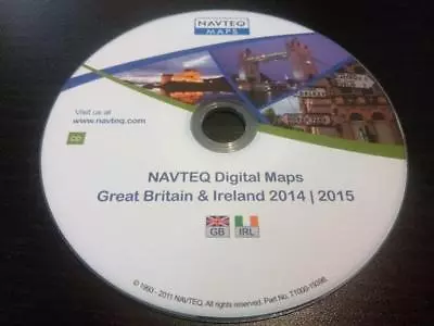 Land Rover / Range Rover - Cd70 Sat Nav Great Britain & Ireland 2015 Navteq Maps • £11.99