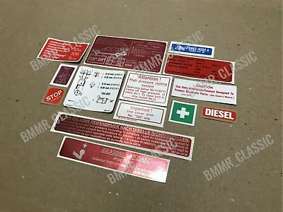 S123 300TD Kombi Stickers Engine Bay Decal Set Restoration Mercedes OM617 W123  • $24