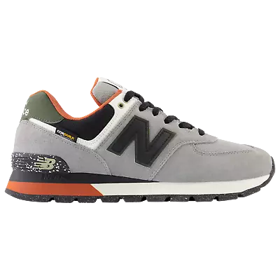 New Balance 574 Rugged Grey Black White ML574DAG Men Size 7.5-13 New Trainer • $67.88