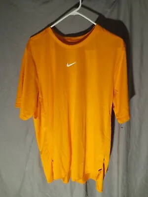 $29.99 • Buy 2 Nike Men's Dri-Fit FB L/S S/S Training Shirts Yellow  XL NWOT-Free Ship