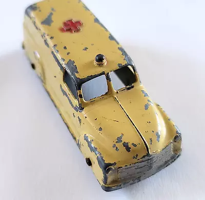 Vintage Tootsie Toy Ambulance Yellow USA Collectable Toy Car Emergency • $19.95