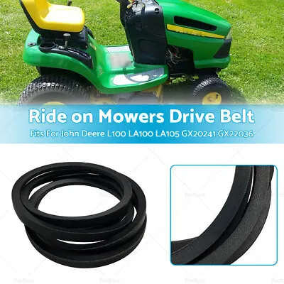 Drive Belt For John Deere L100 LA100 LA105 Ride On Mower GX20241 GX22036 • $21.99