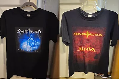 Lot Of 2 Sonata Arctica Shirts Small Ecliptica Unia Tour Metal • $25