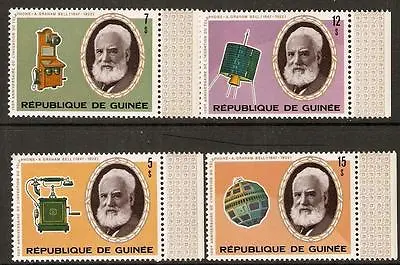 Guinea Sg907/10 1976 Telephone Centenary Mnh • $6.20