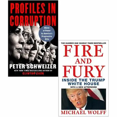 £20.49 • Buy Profiles In Corruption & Fire And Fury 2 Books Collection Set New