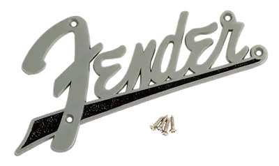 Genuine Fender Flat Amp Logo Plate For Bassman Super-Sonic Vibro King • $15.34