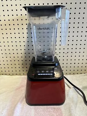 Blendtec Designer 625 Red Model CTB1 Blender & Mini 16 Oz Pitcher Made In USA • $129.99