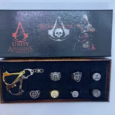 £20.96 • Buy Black Flag Assassins Creed Box Of Rings, Etc.