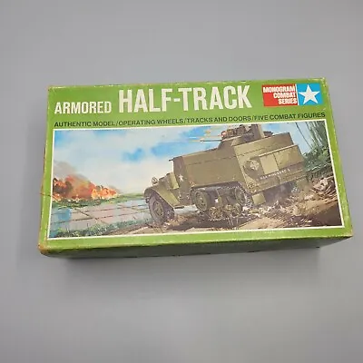 Monogram Combat Series Armored Half-track Vintage 1966 Model Kit PM155 150 • $43.88