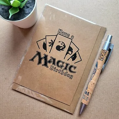 Funny Magic The Gathering Birthday Card - TCG MTG Gift - Have A Magic Birthday • £2.99