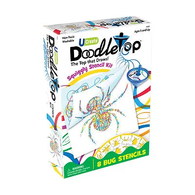 New - U-Create Doodletop Stencil Kit - Bugs - Ages 5+ | 1 Player • $15.49