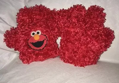 Elmo's Tickle Hands Plush Red Talking Laughing Fuzzy Gloves Fisher Price 8” • $11.99