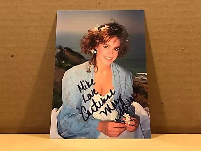 CATHERINE MARY STEWART Signed Autograph 4x6 Photo - FAMOUS BEAUTIFUL ACTRESS • $0.75