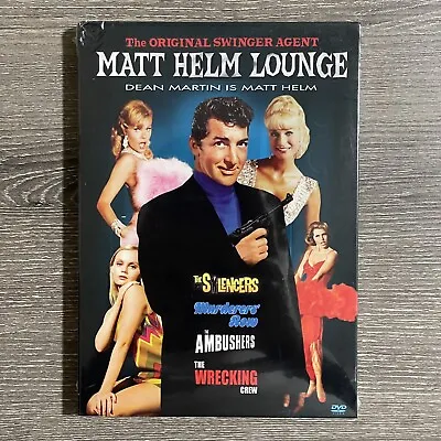 Matt Helm Lounge 'Silencers Murderers Row Ambushers Wrecking Crew' DVD Sealed • $49.99