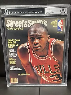 Signed Michael Jordan Magazine Beckett BAS Slabbed Auto • $2999