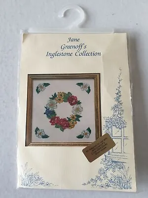 Jane Greenoff Christmas Rose Garland Inglestone Collection Cross Stitch Kit • £10.99