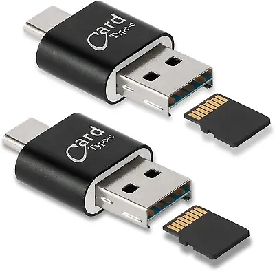 [2 Pack] Micro SD Card Reader For Android PhoneMicro SD Card To USB Adapter Mi • $9.49