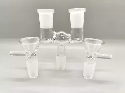 $6.99 • Buy 3 Pack Tobacco Water Pipe 14mm Double Female Join Converter With Male Slide