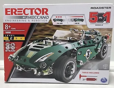 Erector By Meccano Roadster Level 2 Novice *STEAM Curriculum* W/Pull Back Motor • $37.01