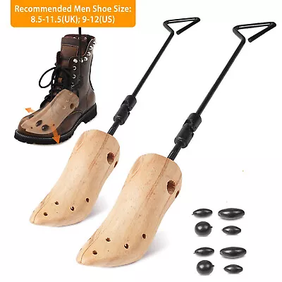 2 Pcs Boot Stretchers For Cowboy Boots Men Thick FeetBoot Stretcher Adjustable • $32.69