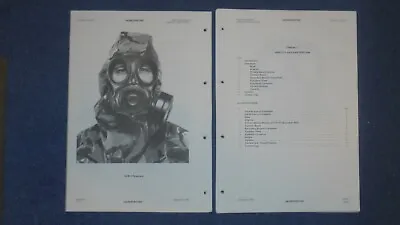 British Army S10 Respirator-Operating Information & Repair Instructions Manual. • £45.50